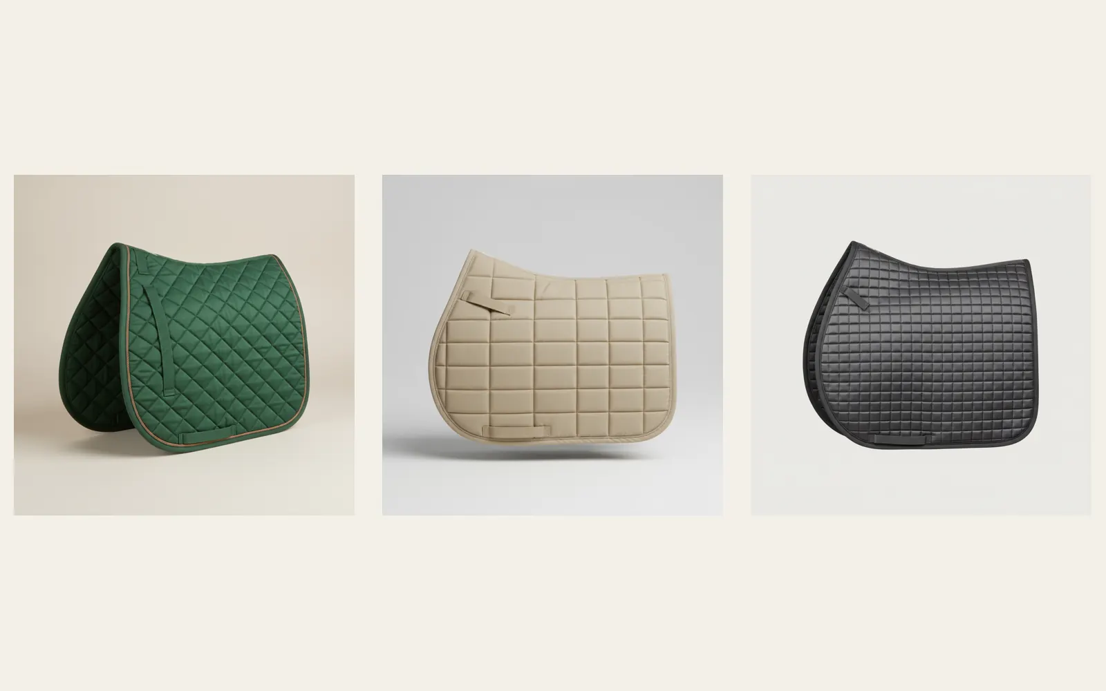 Saddle Pads construction comparison