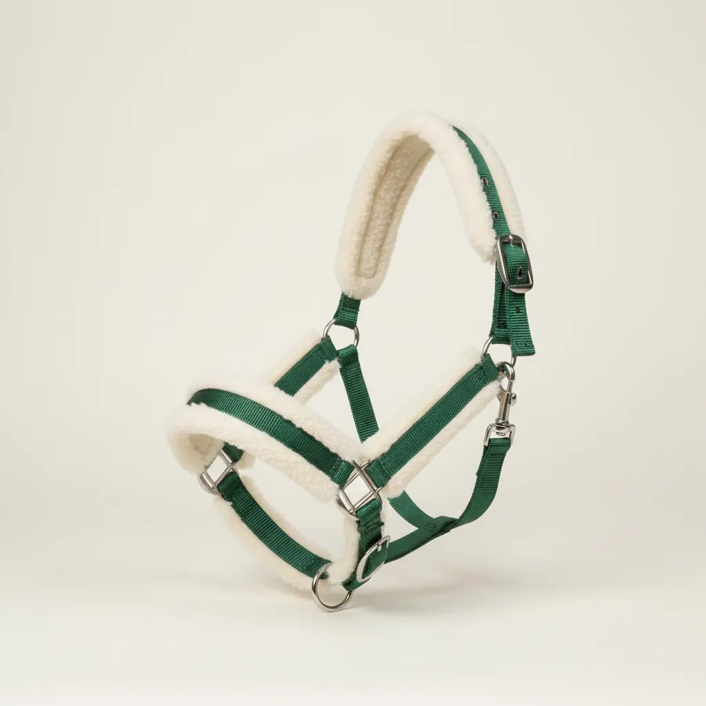Fleece-Lined Webbing Halter